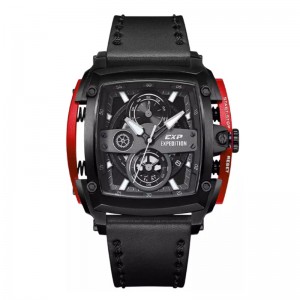 Expedition 3008 Black Red Leather GCLIGBARE